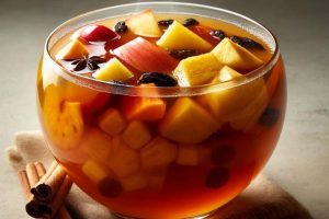 Receta del Ponche de frutas