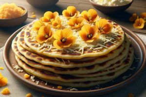 Receta de las Tortillas con loroco y queso