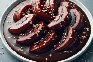 Receta de los Plátanos en mole